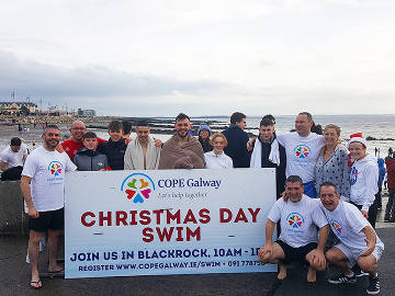 Christmas Day Swim Blackrock Galway