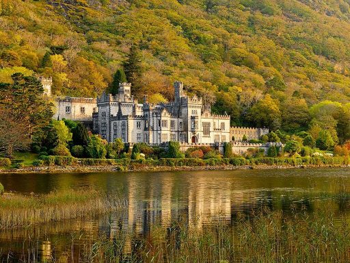 Kylemore Abbey in Autumn