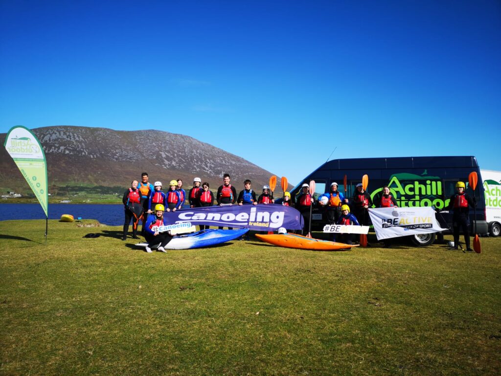 Achill Outdoor Education canoeing