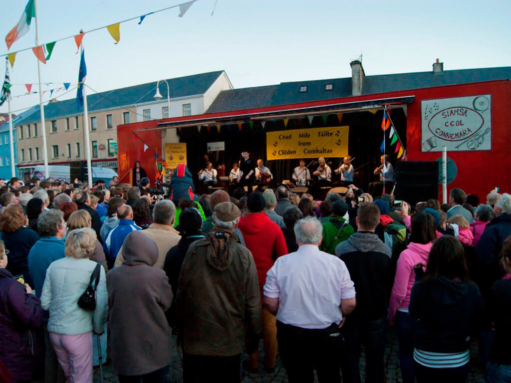 Clifden Traditional Music Festival 2024 event in Galway, Ireland.