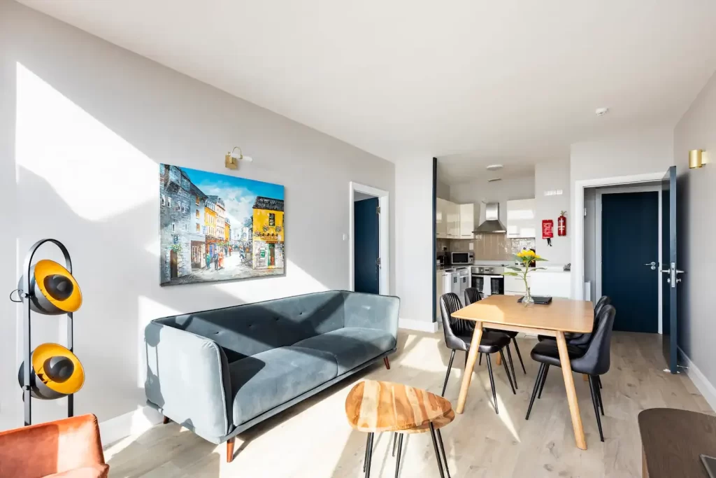 Salthill Sea View Apartments living area