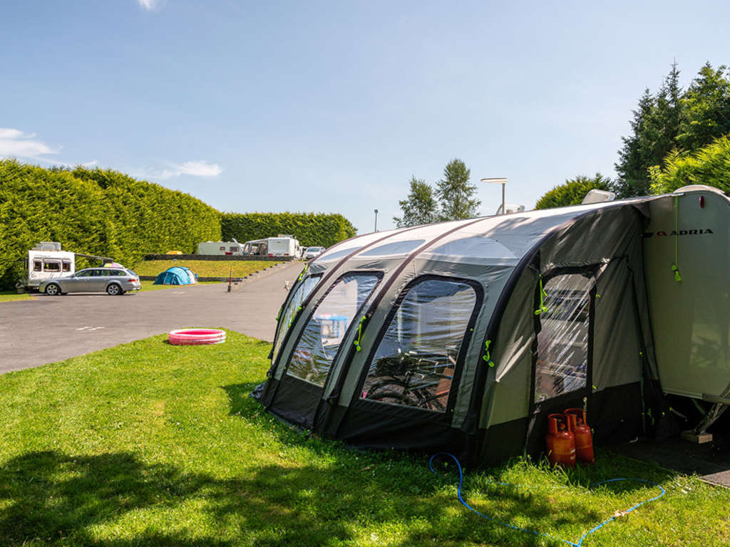 Motorhomes at Cong Campsite