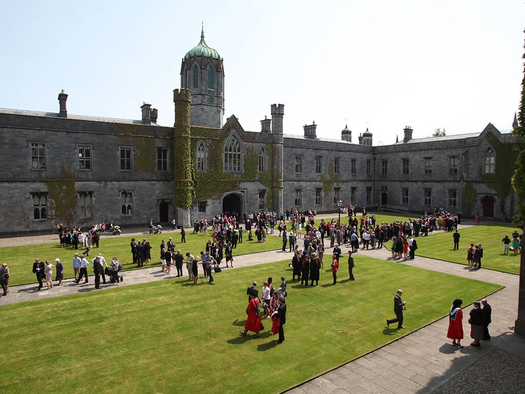 NUI Galway in Galway, the history with directions map and photos