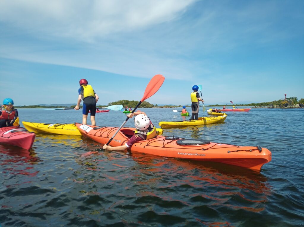Galway kayaking for kids