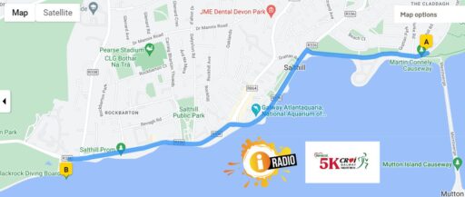 Croí Night Run Route
