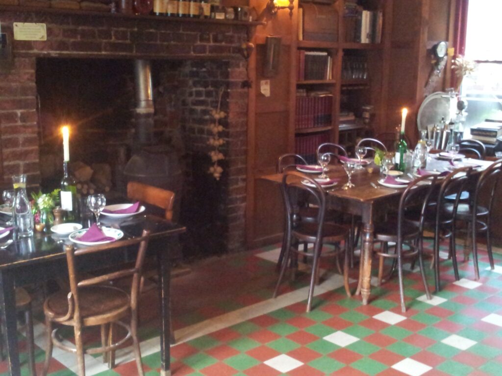 old monastery hostel dining room