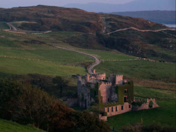 Clifden Castle on the Sky Road, Co. Galway