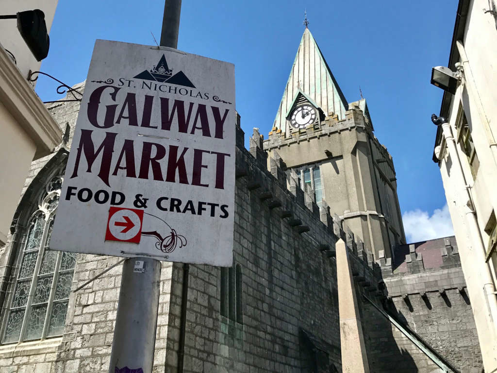 Galway market at St. Nicholas’ Church