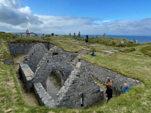 sunken church of St. Caomhán