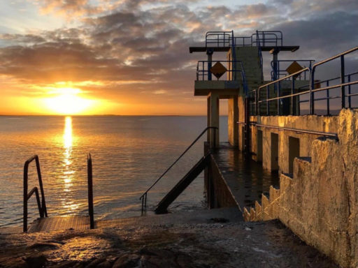Sunrise time in Salthill