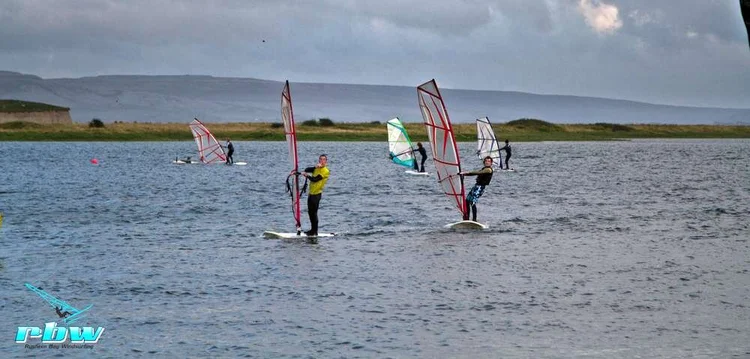 Rusheen Bay windsurfing