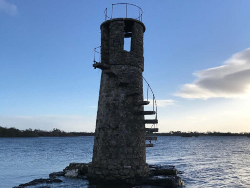 Lighthouse at dusk