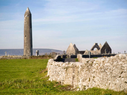 Kilmacduagh Monastery and Round Tower