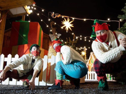 Santas Cabin at Galway Market