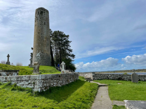 Round Tower damaged by lightening