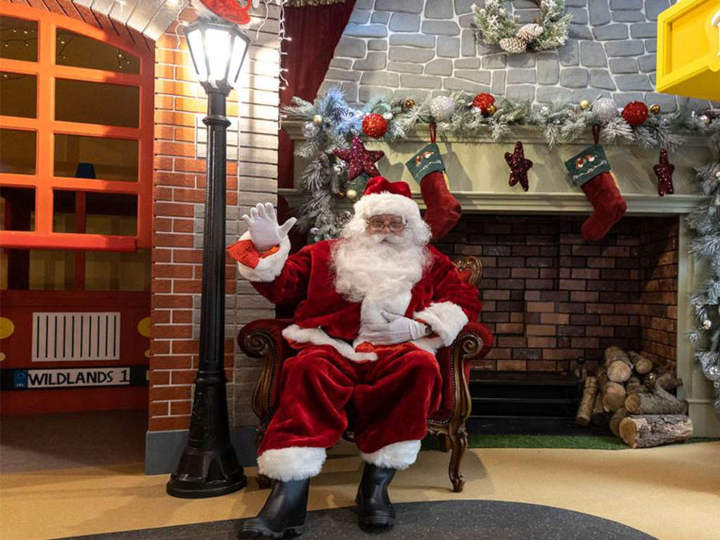 santa at wildlands