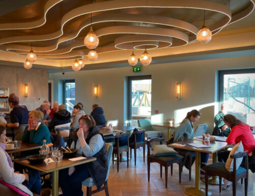 Dining at Blackrock Cottage