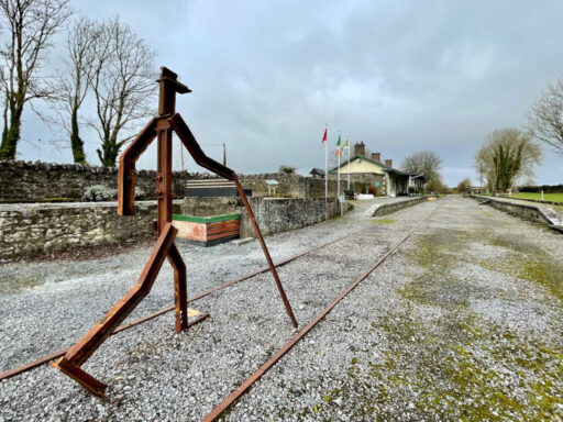 Ballyglunin Railway Station sculptures