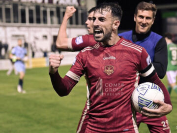 Galway United Football match