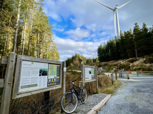Galway Wind Park entrance