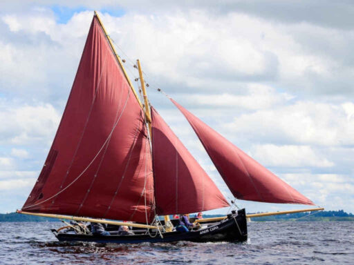 Galway Hooker on Lough Corrib