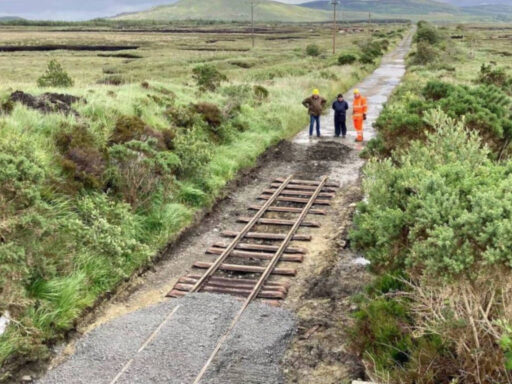 Connemara Railway track laying