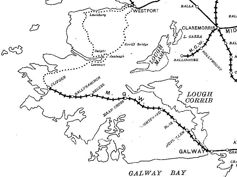 Old Galway to Clifden Railway Line
