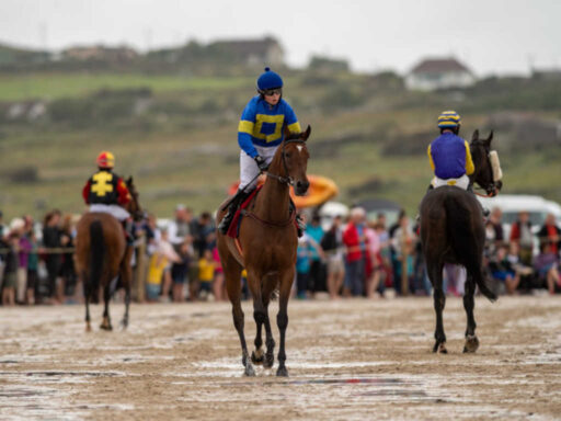 Jockeys at the ready