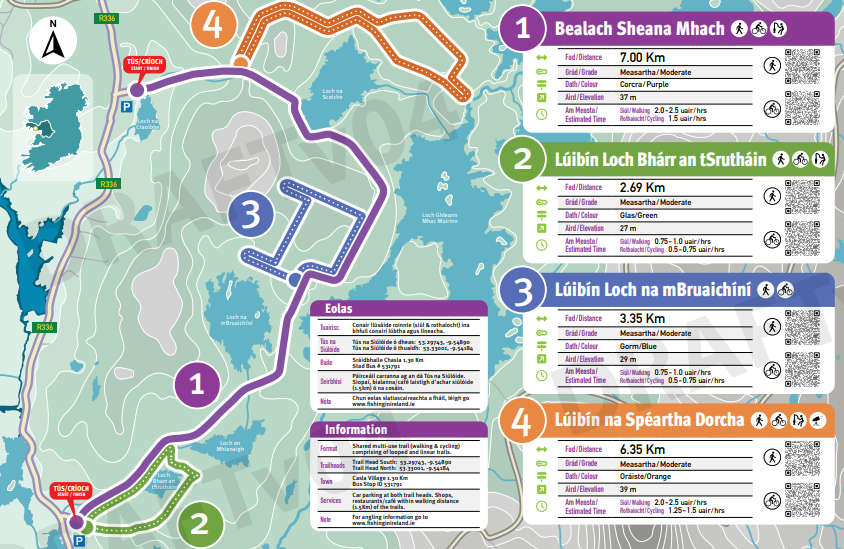 Casla Boardwalk Trail map
